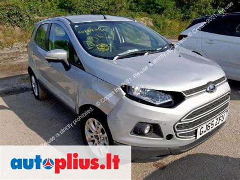 Ford EcoSport variklio skyriaus nuotrauka