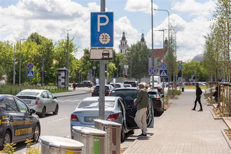 Infografika: automobilių stovėjimo vietų išdėstymas ir kainos