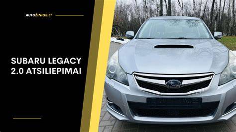 Infografika: Subaru Legacy funkcijų derinimo pavyzdžiai