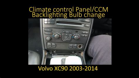 Volvo XC90 salono klimato kontrolės sistema