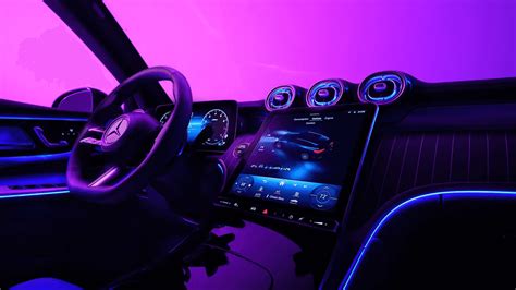 The Mercedes-Benz S-Class interior with the
