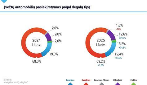 Mapė: Yaris modelių metų išsidėstymas pagal degalų rūšis