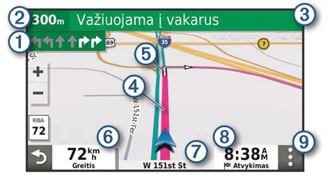 Garmin navigacijos įrenginių naudotojo vadovas ir įspėjimai