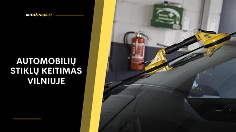 Infografika: Automobilių stiklo keitimo procesas
