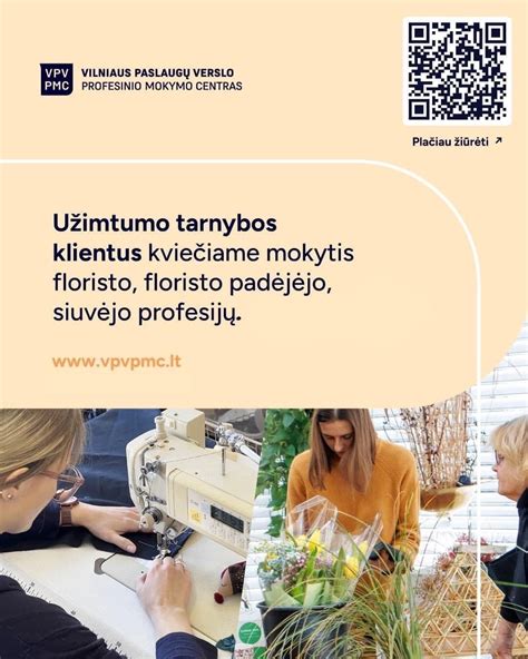 Infografika, iliustruojanti profesinio mokymo programas