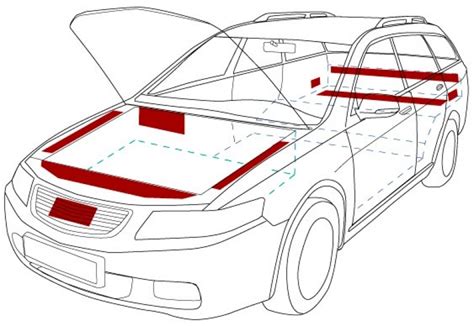 Infografika: dažų sluoksniai automobiliui