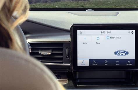 Ford SYNC 3 valdymo pulto pavyzdys