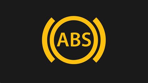 ABS stabdžių sistemos simbolis