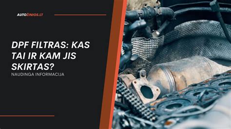 Infografika: DPF funkcijos ir DPF išmetimo ciklas
