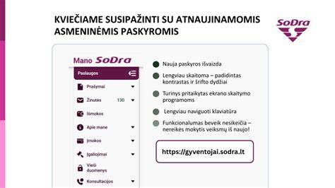 Sodros logotipas ir iliustracija su pinigais ir ligos pažymėjimu