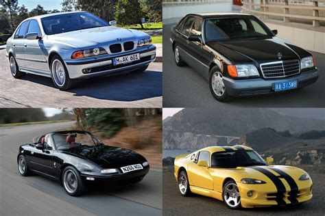 90-ųjų automobilių dizaino pavyzdžiai