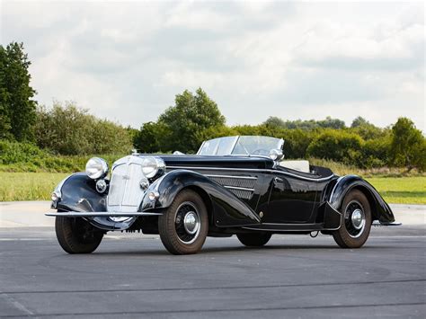 Nuotrauka: senovinis „Horch 855 Special Roadster“ automobilis