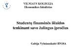 Finansinės išlaidos Bolt vairuotojo darbe