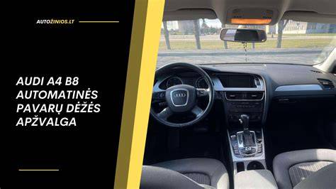 Infografika: pavarų dėžės daviklių ir vožtuvų veikimo schema Audi A6 C5