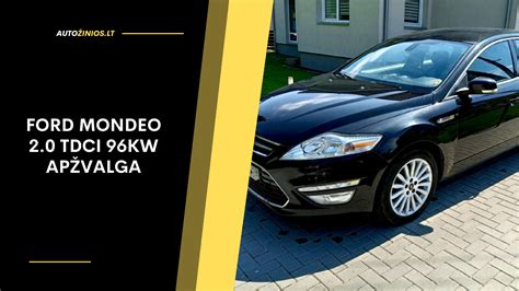 Infografika apie Ford Mondeo kuro sąnaudas