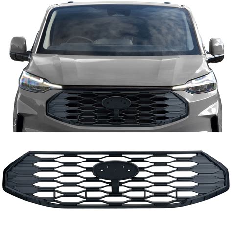 Ford Galaxy priekinės grotelės su pažymėta daviklio vieta
