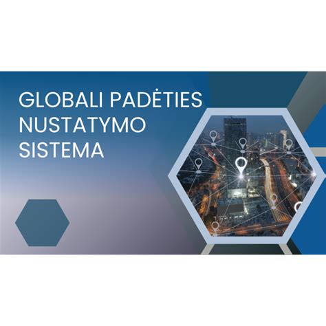 Tematinis paveikslėlis: Pasaulinė padėties nustatymo sistema su palydovais ir signalais