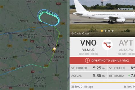 Lėktuvas kylantis iš Vilniaus oro uosto