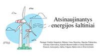Infografika apie atsinaujinančios energijos gamybą