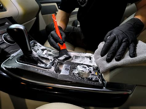 Teminė automobilių salono valymo nuotrauka