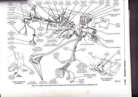 „Citroën XM“ hidraulinės sistemos schema su komponentais