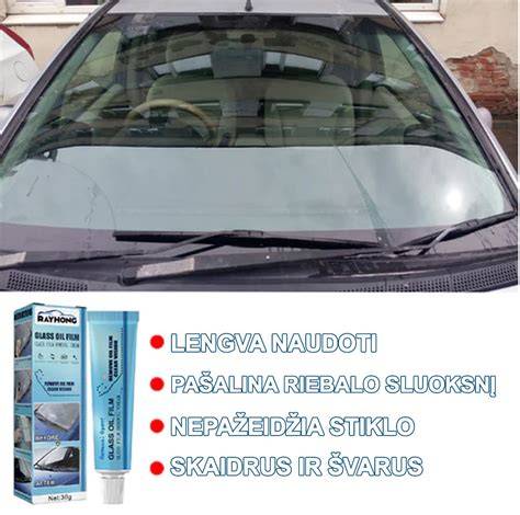 Priekinės automobilio stiklo laminuotos konstrukcijos schema
