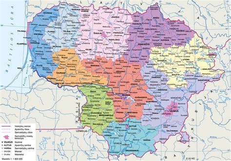 žemėlapis su pažymėtomis pardavimų vietomis Lietuvoje