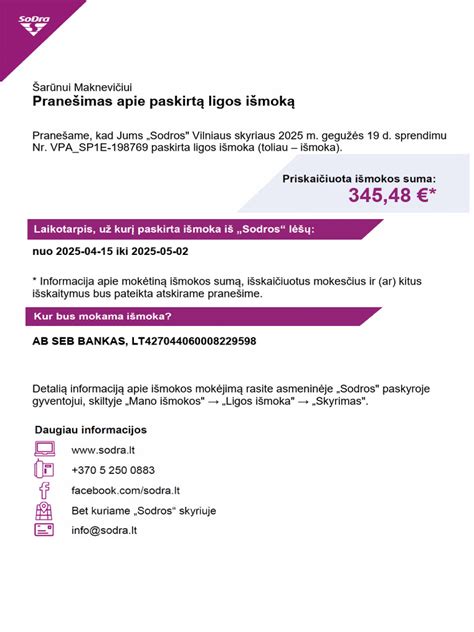 Administracinės baudos skyrimo proceso schema