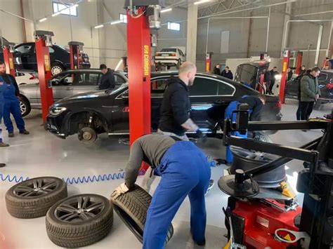 automobilių ratų ir padangų gamybos procesas Vokietijoje