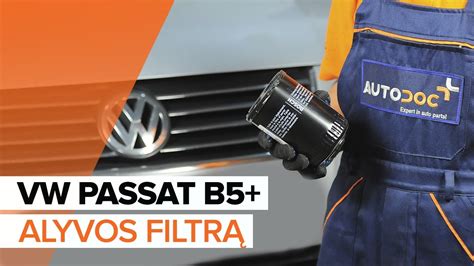 VW Passat B5 variklio alyvos parinkimo schema