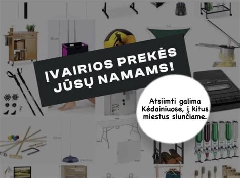 Teminis paveikslėlis: įvairios prekės namams ir sodui, stilizuotas prekių asortimentas
