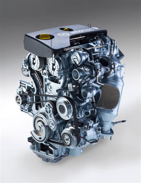 Opel 1.0 SIDI Turbo variklio skerspjūvis