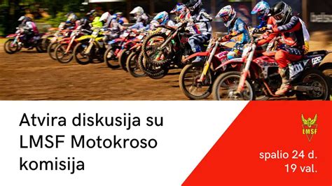 Schema su skirtingomis motokroso disciplinomis