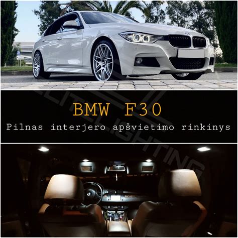 BMW E60 interjero nuotrauka su dideliu ekranu