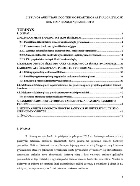 Schematiškai pavaizduota korupcijos schema bankroto bylose