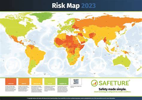 map of risk areas on winter roads