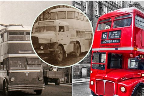 Senoviniai dviaukščiai Anglijos autobusai Bristol ir Leyland