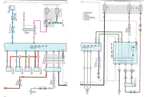 Toyota RAV4 II variklių skyriaus schema