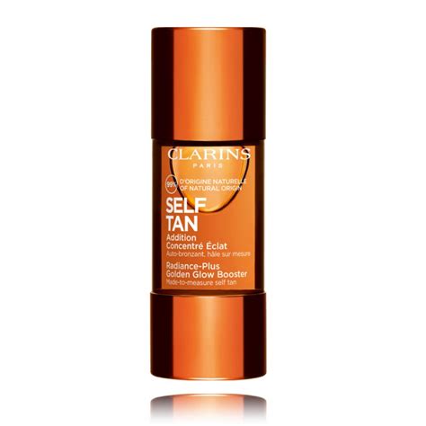 Tematinė nuotrauka: buteliukas Clarins savaiminio įdegio koncentrato, maišomo su kremu