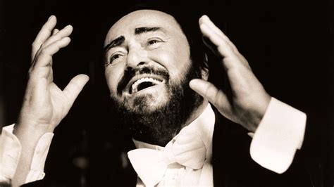 Luciano Pavarotti portretas vėlesniais metais