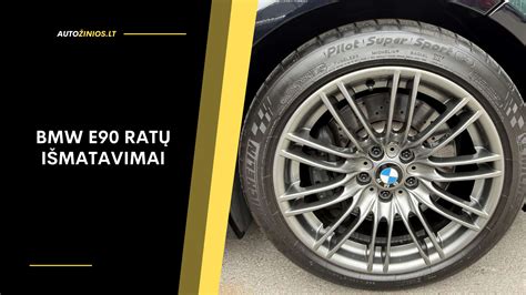 BMW E65 ratų ir padangų dydžių lentelė