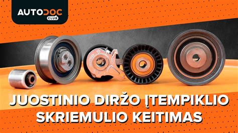 Nuotrauka, demonstruojanti diržo įtempiklio mechanizmo veikimo principą ir kaip su įrankiu atlaisvinti įtempimą.
