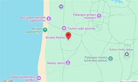 Nuomos punktų žemėlapis Klaipėdoje ir Palangoje