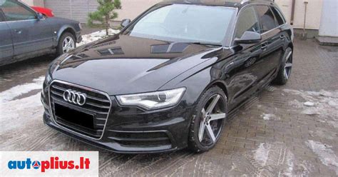 Audi A6 C7 priekinės dalies daviklių vietos