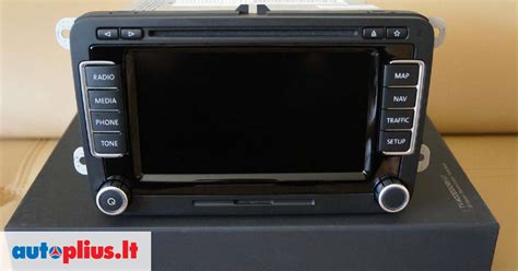 Volkswagen RNS 510 navigacinės sistemos ekranas