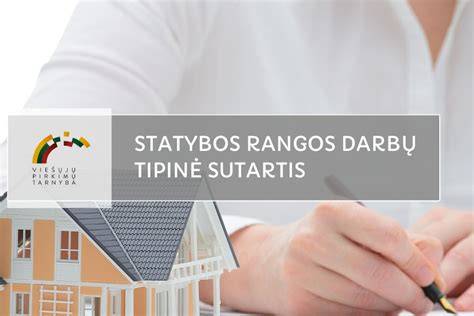Vizualizacija: teisinės sutarties dalys rangos srityje