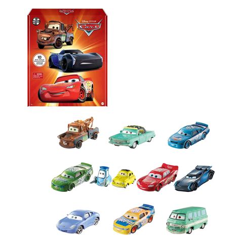 Nuotrauka kolekcijos automobilių iš Disney Pixar Cars