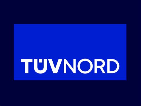 TUV Nord Group logotipas ir pasaulio žemėlapis su padalinių vietomis