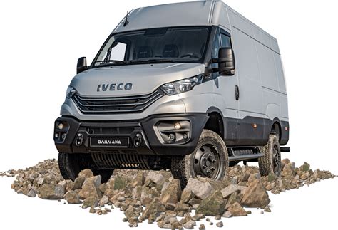 Iveco Daily 4x4, važiuojantis bekelėje