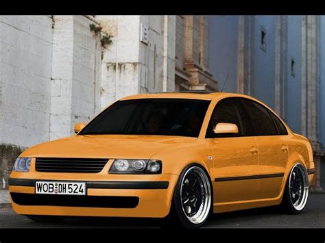 Volkswagen Passat B5 su tuning galiniais žibintais